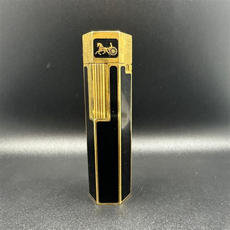 1980 ysl lighter rolla gas|Celine Circa 1980s Hexagonal Black Lacquer and Gold Vintage .